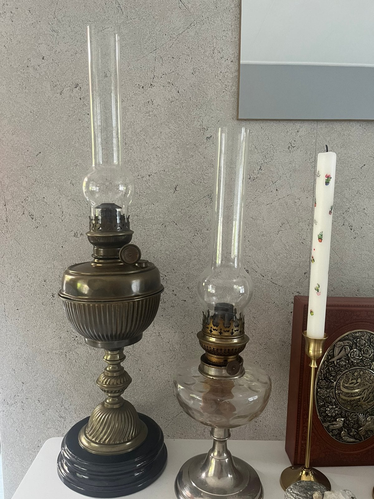 Olielamp, Ophalen