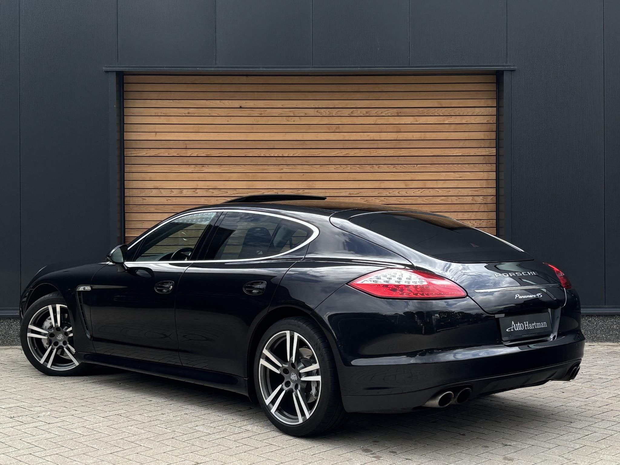 Porsche Panamera 4.8 4S SPORT-CHRONO|LUCHTVERING|STOELVENTIL, Auto's, Automaat, 4 stoelen, Zwart, Leder