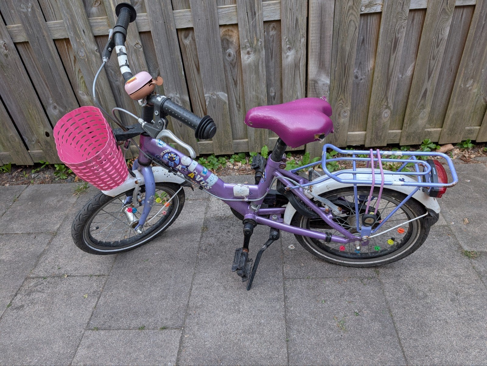 Batavus kinderfietsje 16 inch - Kan nog prima een ronde mee, Ophalen, Gebruikt, 16 tot 20 inch