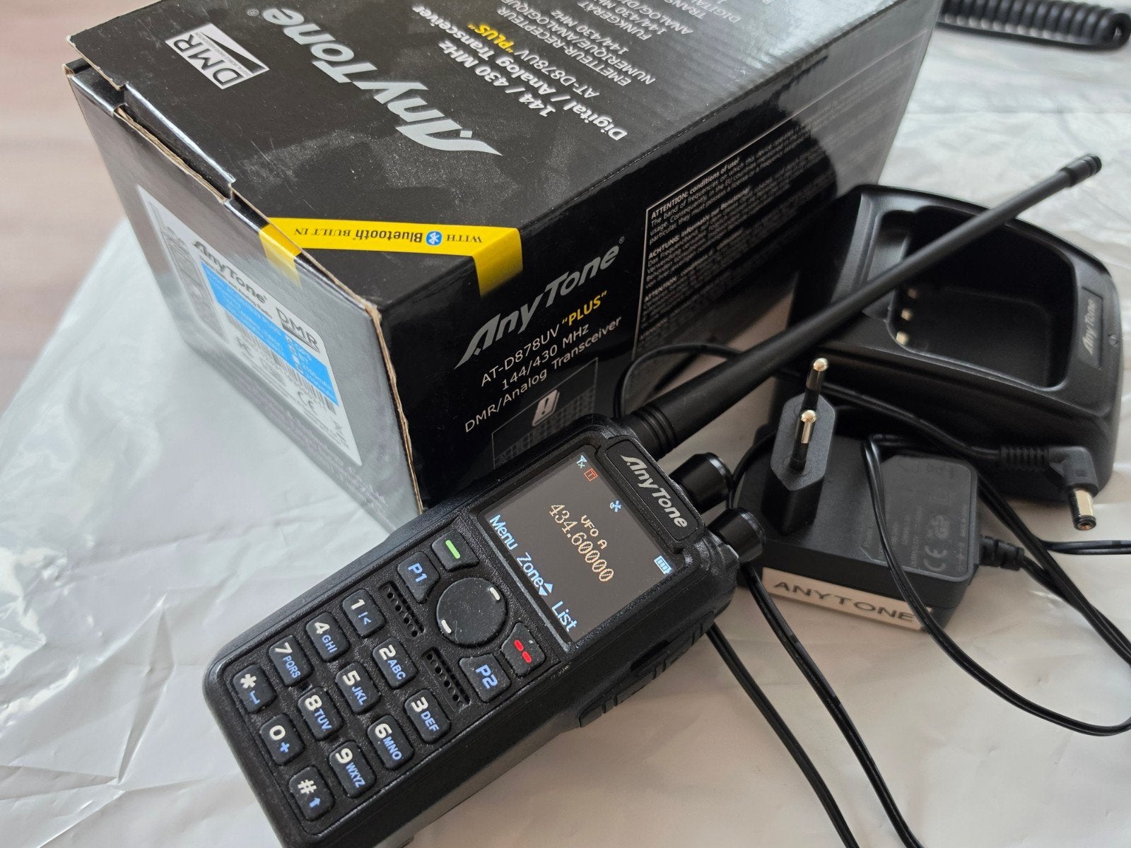 anytone portofoon dmr analoog dualband, Verzenden, 15 km of meer