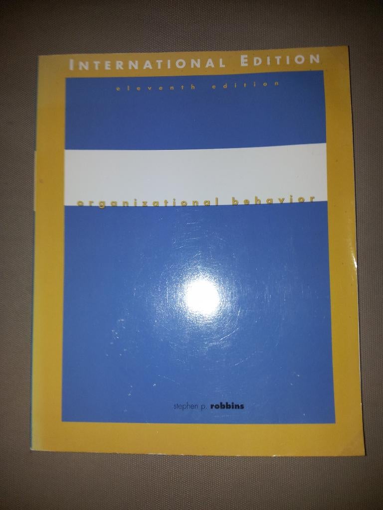Fundamentals of Organizational Behaviour, Stephan P. Robbins, Ophalen of Verzenden, Gamma, WO