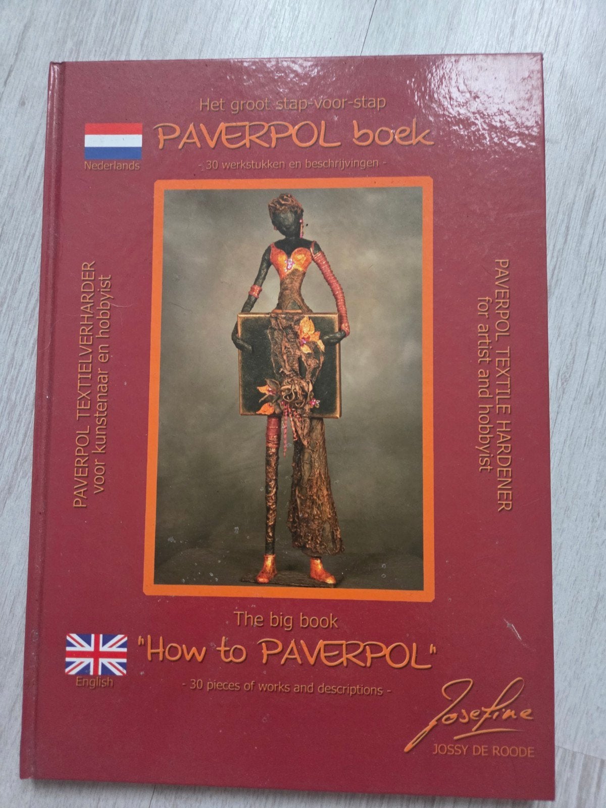 Paverpol Boek, Ophalen, Zo goed als nieuw, Kleien en Boetseren, Jossy de Roode