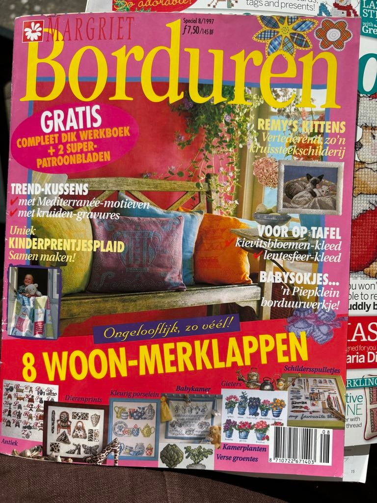 Margriet Borduren Special 8/1997 - Werkboek & Patronen, Hobby en Vrije tijd, Ophalen of Verzenden, Zo goed als nieuw, Handborduren