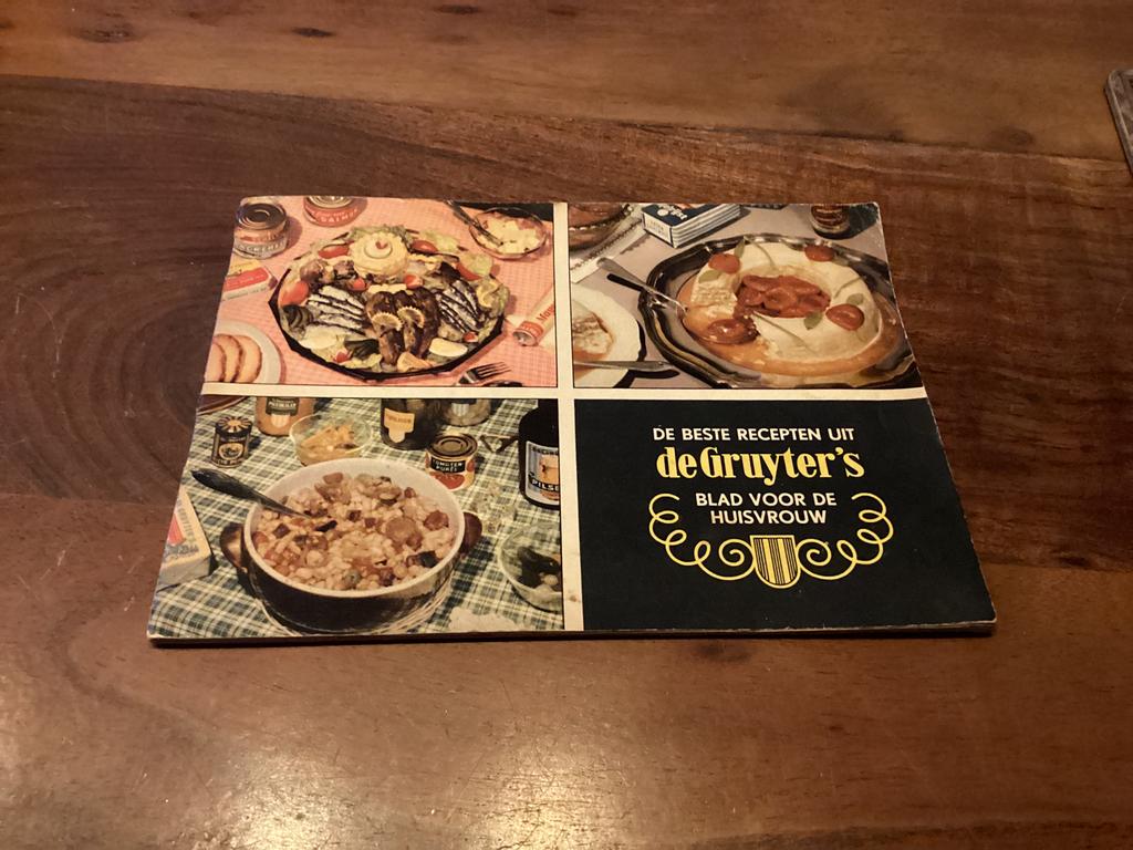 Antiek kookboekje. De beste recepten uit De Gruyter’s blad, Boeken, Gelezen, Hoofdgerechten, Ophalen of Verzenden, Gezond koken
