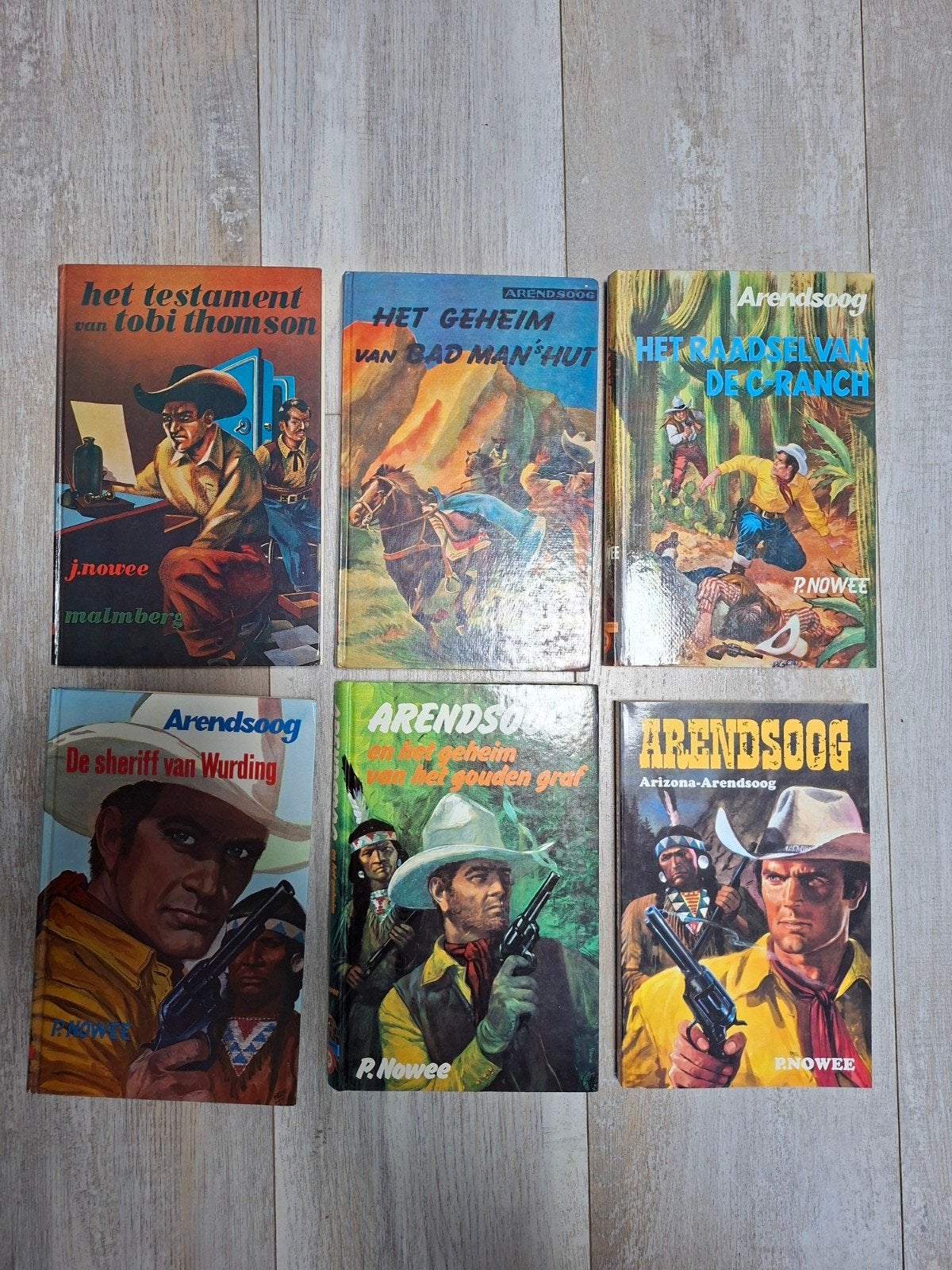 6 Arendsoog boeken, incl. Arizona Arendsoog (softcover), Boeken, Ophalen of Verzenden, Gelezen, J. Nowee