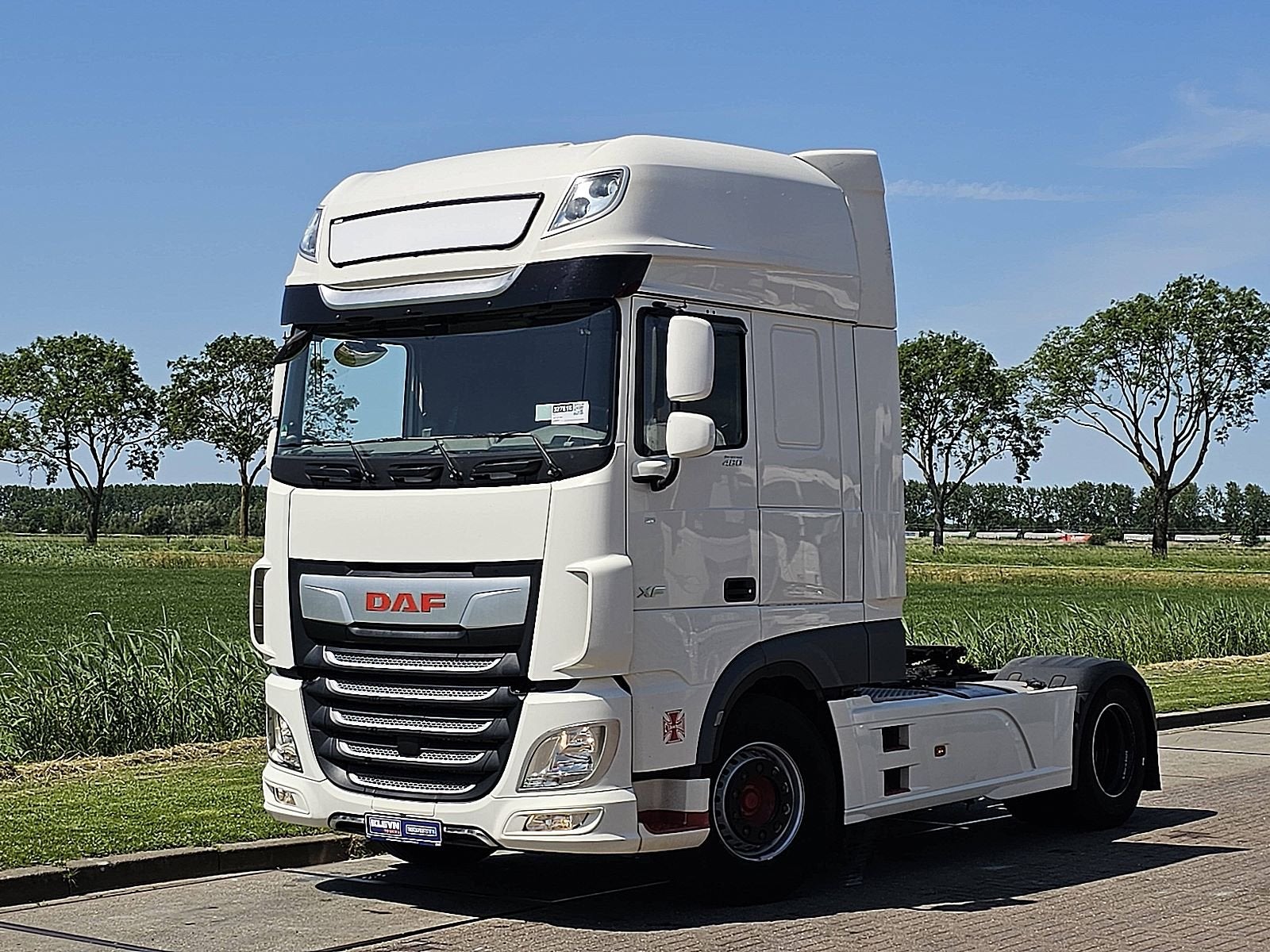 DAF XF 480 ssc skirts, Auto's, Automaat, Euro 6, Wit, Bedrijf