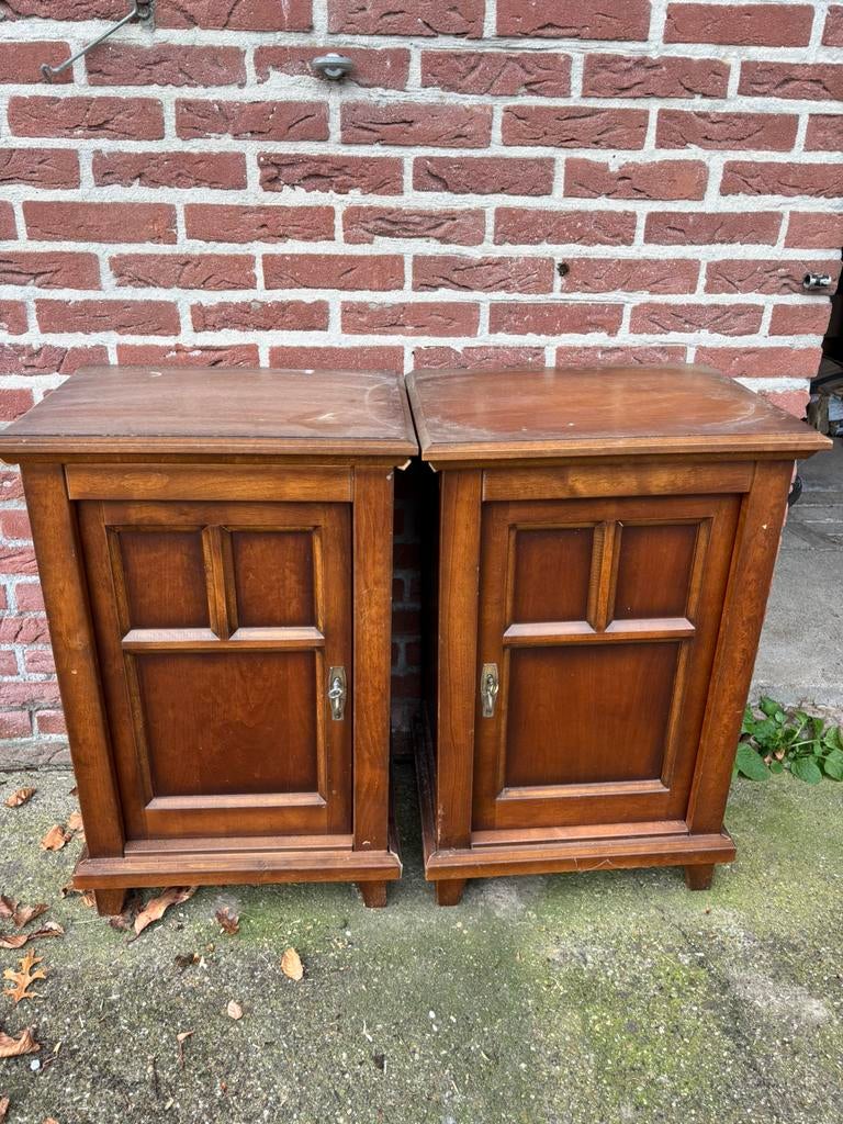 Opknap nachtkastjes te koop, Ophalen, Zo goed als nieuw, Minder dan 45 cm
