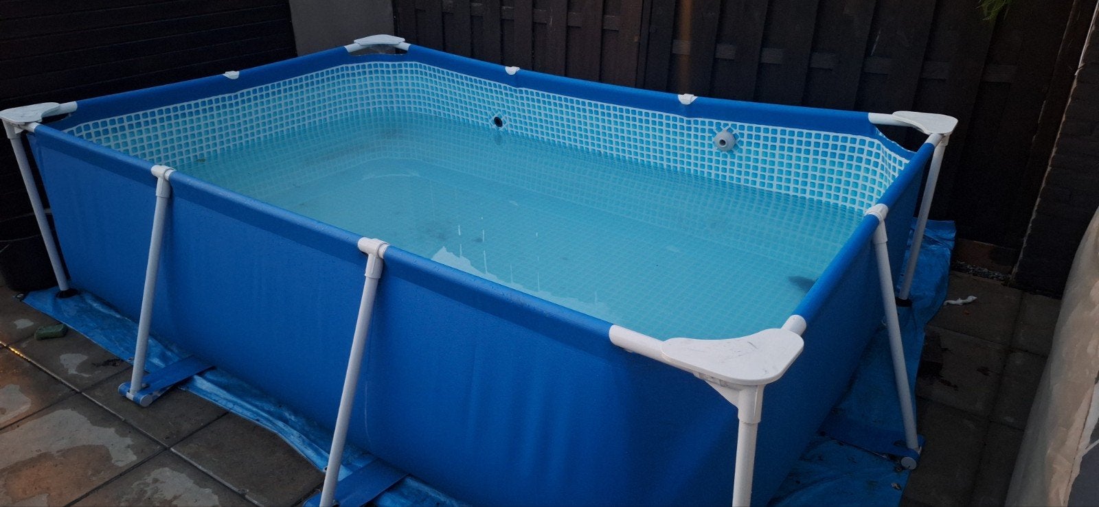 Zwembad met pomp en complete accessoires, Tuin en Terras, Zwembaden, Ophalen