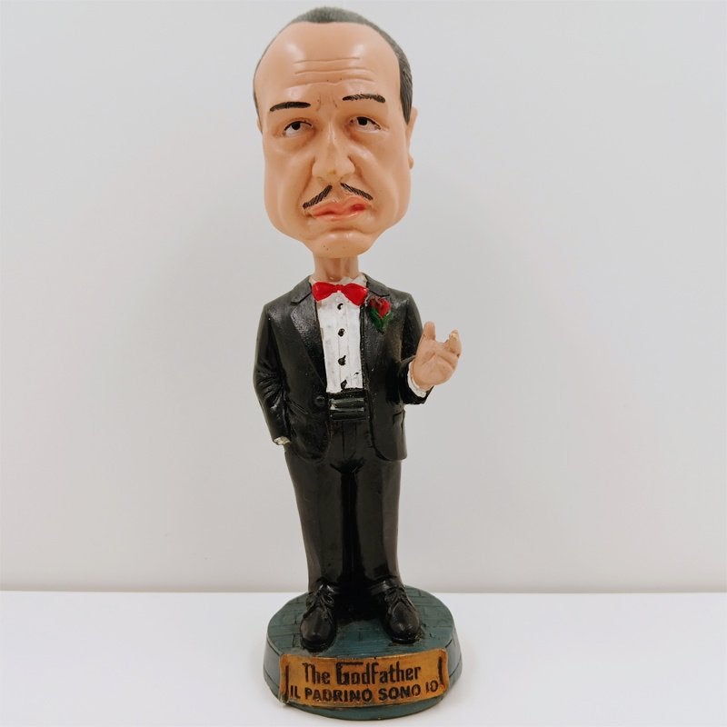 The Godfather Vito Corleone Bobble Head, Verzamelen, Ophalen of Verzenden, Zo goed als nieuw, Film, Beeldje, Replica of Model