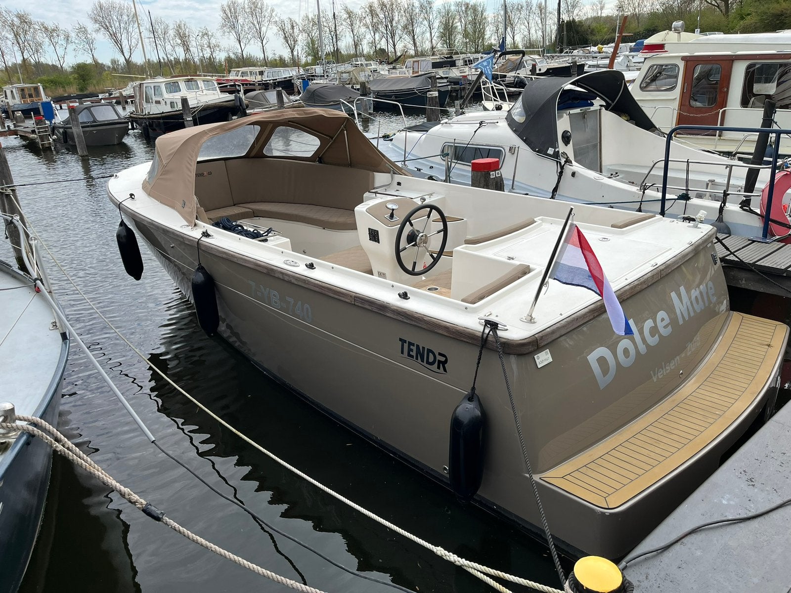 TendR Tender (2019) met Suzuki 60 PK, Tender, Boegschroef, Ophalen of Verzenden, Zo goed als nieuw