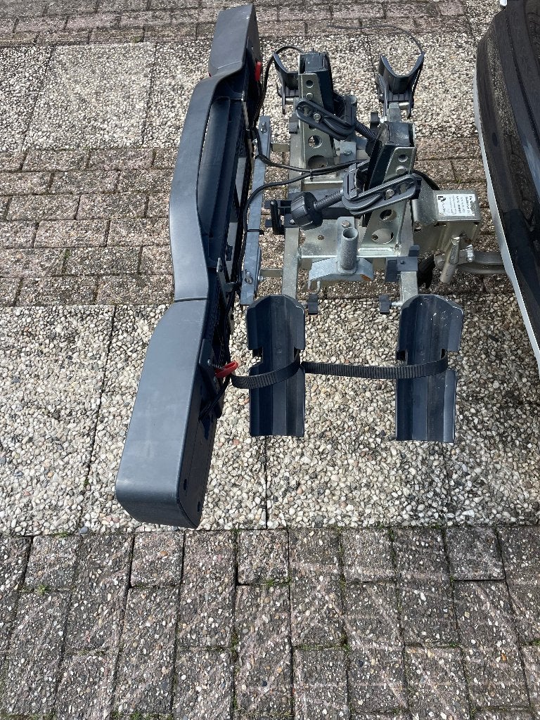 Twinny Load fietsdrager voor 2 fietsen., Auto diversen, Fietsendragers, Gebruikt, Trekhaakdrager, 2 fietsen, Elektrische fiets