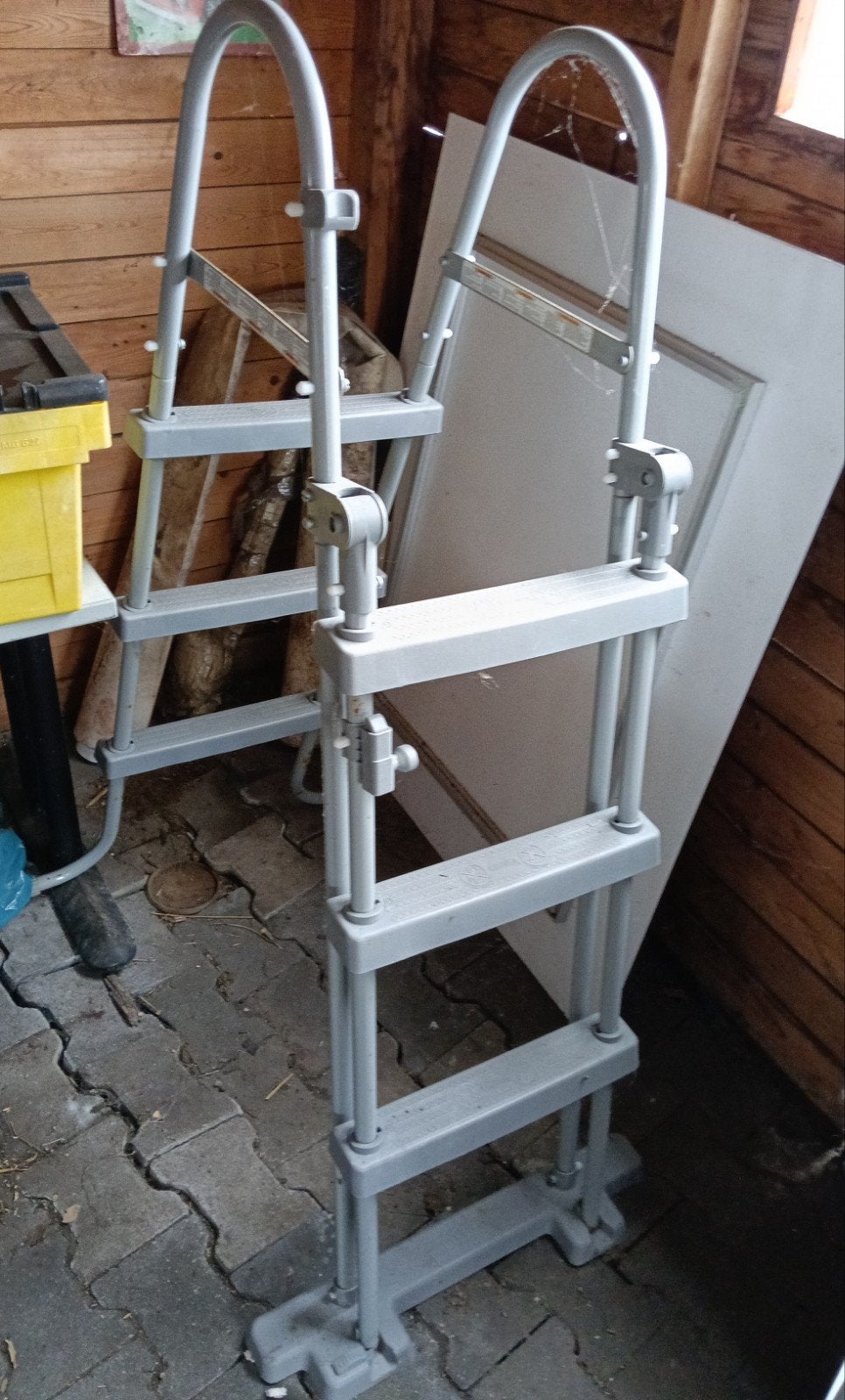 Gebruikte zwembadladder - 3 treden, Ophalen