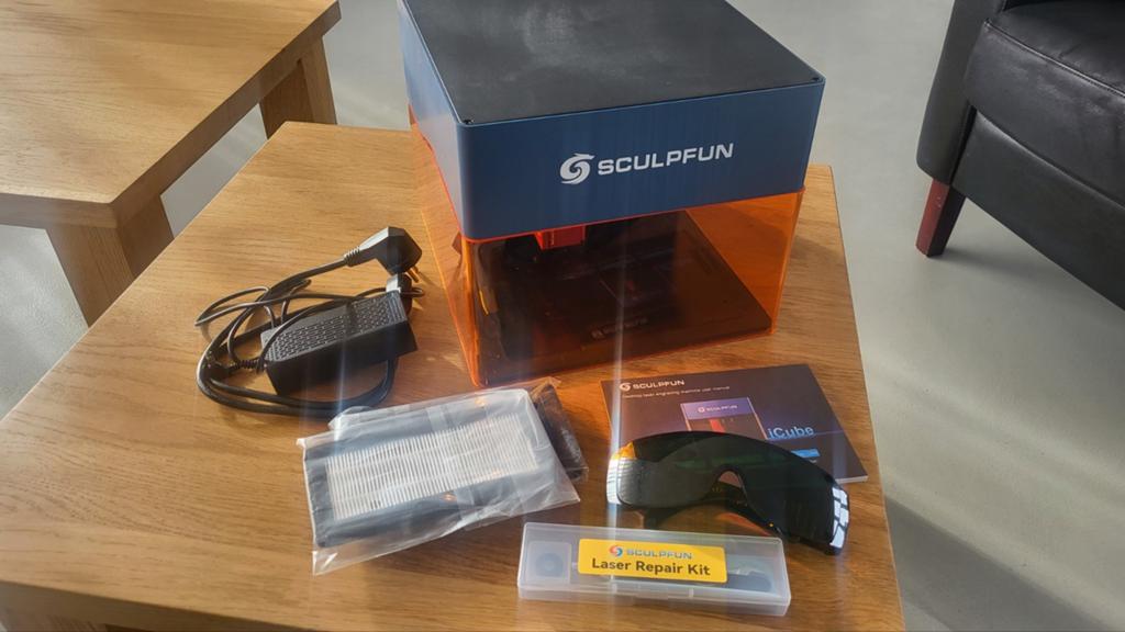 Sculpfun iCube Pro 5W Laser Machine, Hobby en Vrije tijd, Elektronica-componenten, Gebruikt, Ophalen
