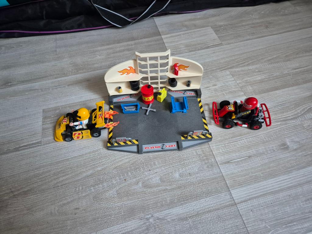 Playmobil race station, Ophalen of Verzenden, Gebruikt