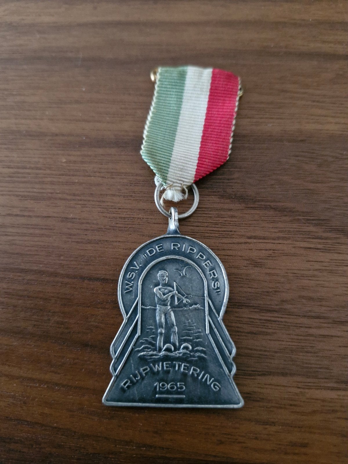 185 Historische Medaille WSV De Rippers Rijpwetering 1965, Ophalen of Verzenden
