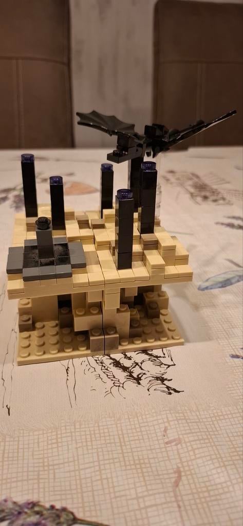 Lego Minecraft Microwereld the end 21107, Gebruikt, Minecraft, Lego, Ophalen of Verzenden