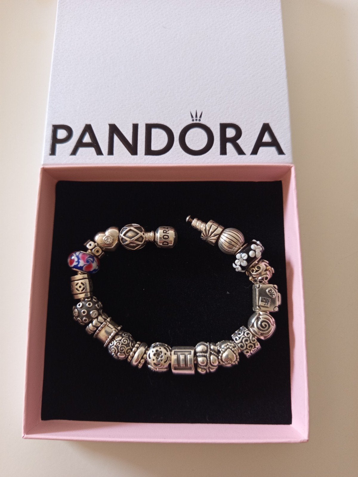 Pandora armband, Ophalen, Zo goed als nieuw, Zilver, Zilver
