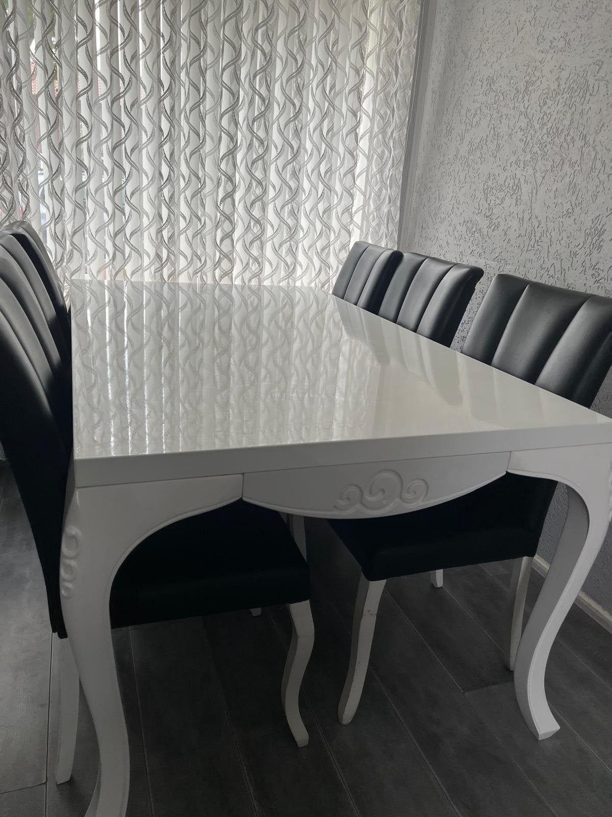 Meubel set van 3 (Salontafel, Eettafel, tv kast), Ophalen, Gebruikt, 4 tot 6 stoelen
