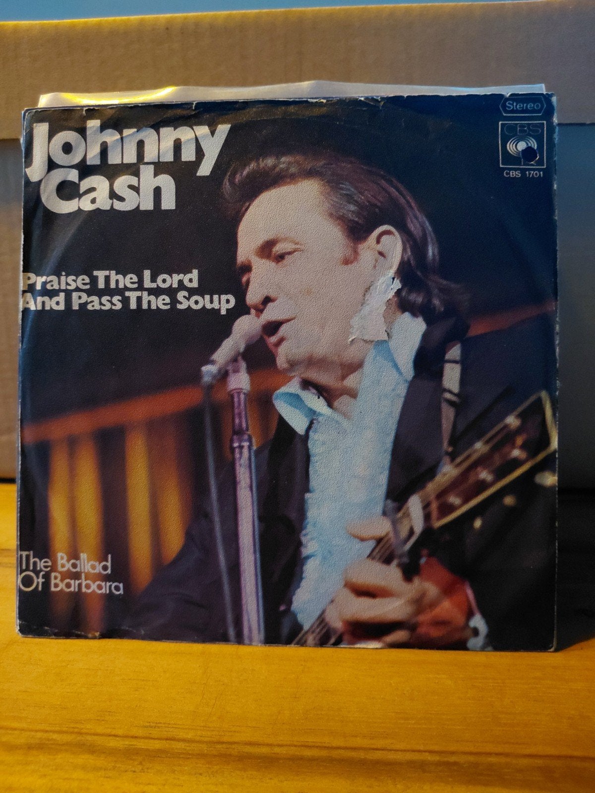 Johnny Cash  - praise the lord and pass the soup, Cd's en Dvd's, Vinyl Singles, Ophalen of Verzenden, Gebruikt