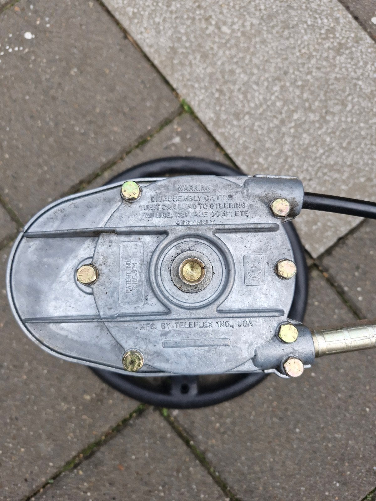 Teleflex stuurinrichting met stuurwiel en kabel SSC6210, Ophalen of Verzenden, Gebruikt, Motor en Techniek