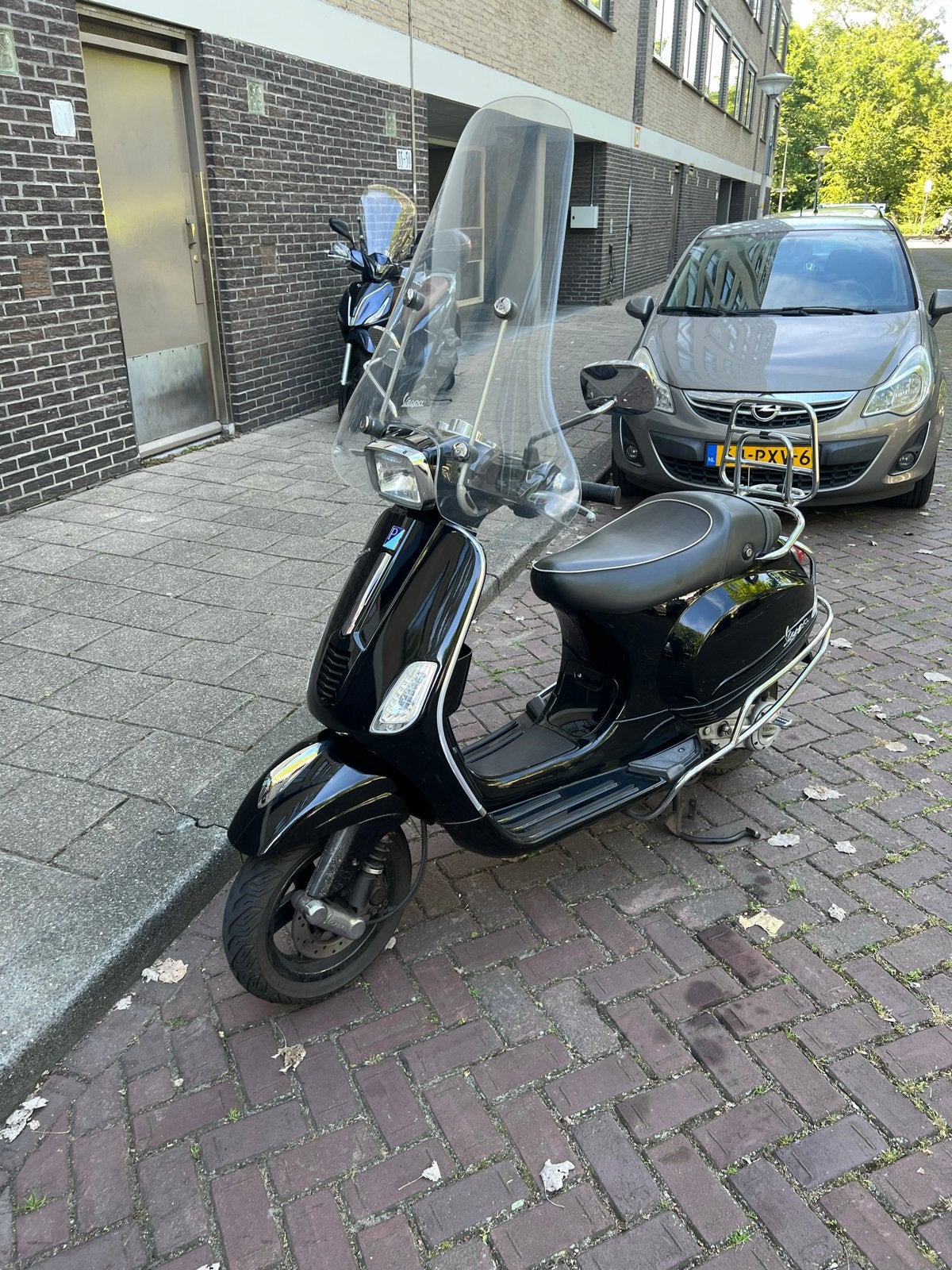 Vespa S scooter - Zwart, inclusief windscherm, Ophalen, Gebruikt, Vespa S, Benzine