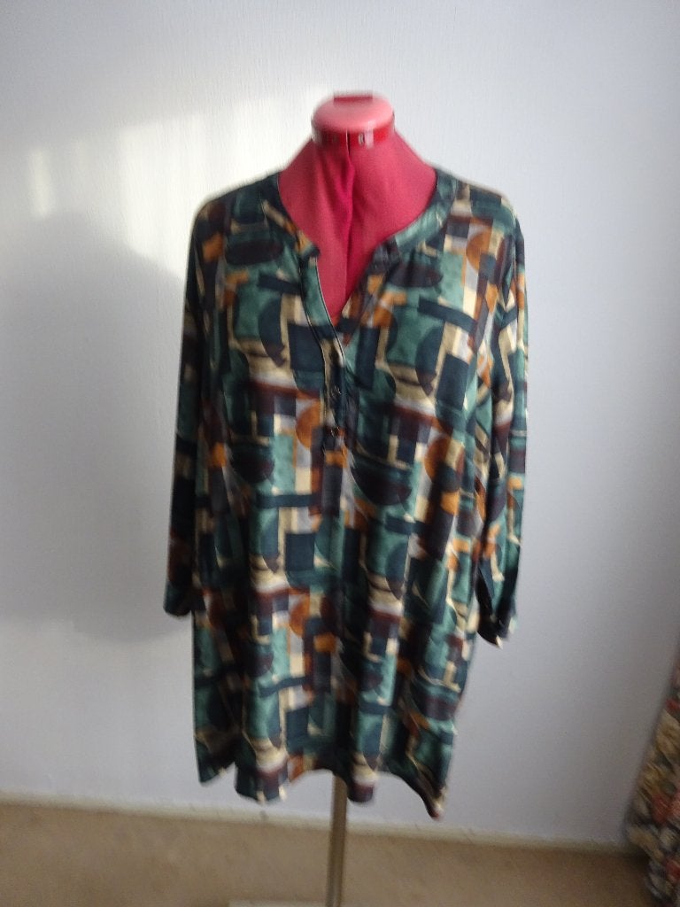 Paprika tuniek mt 50 **Nieuw**, Kleding | Dames, Meerkleurig, Blouse of Tuniek, Nieuw, Ophalen of Verzenden
