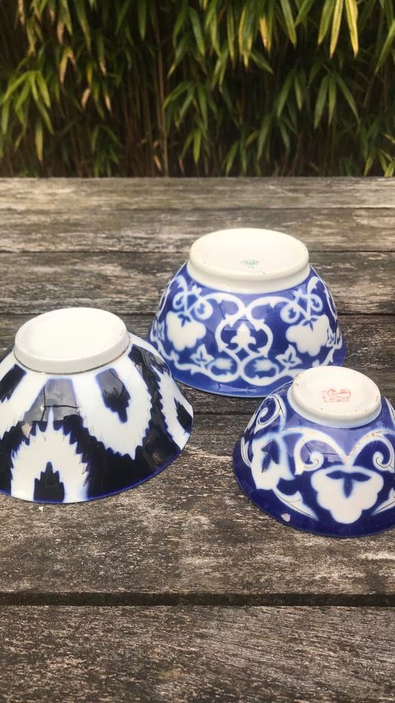 3 x oude/antieke spoelkom, Ophalen of Verzenden