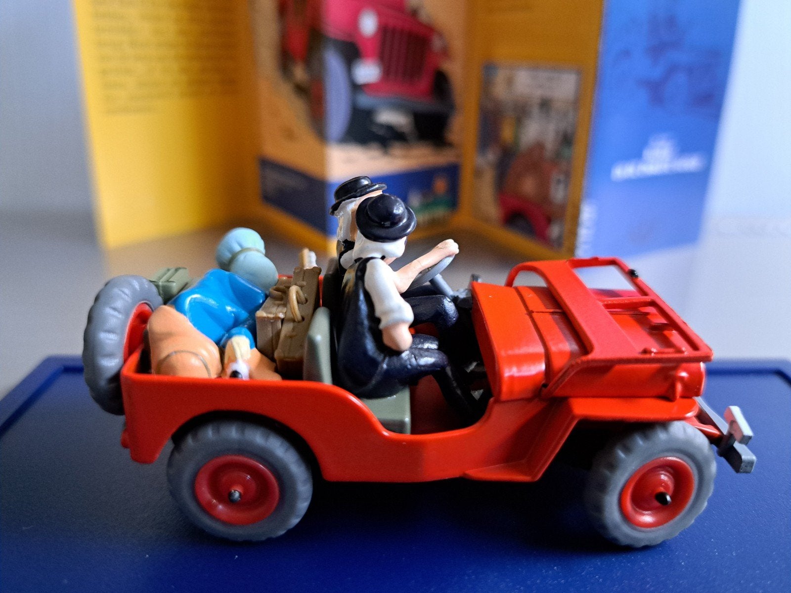 Kuifje, Willys MB+CJ2a, 1940, in 1:43, nieuw, Ophalen of Verzenden, Nieuw, Auto, Overige merken