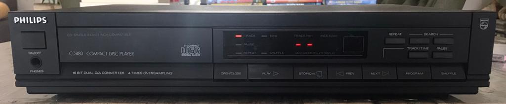 Philips CD 480 / Vintage CD speler, Audio, Tv en Foto, Cd-spelers, Ophalen, Zo goed als nieuw, Philips