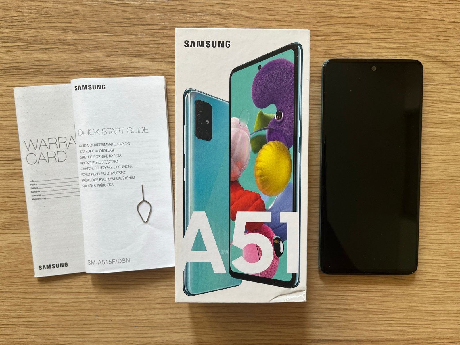 Samsung Galaxy A51 Crush Blue, Blauw, Ophalen of Verzenden, Zo goed als nieuw, Zonder simlock