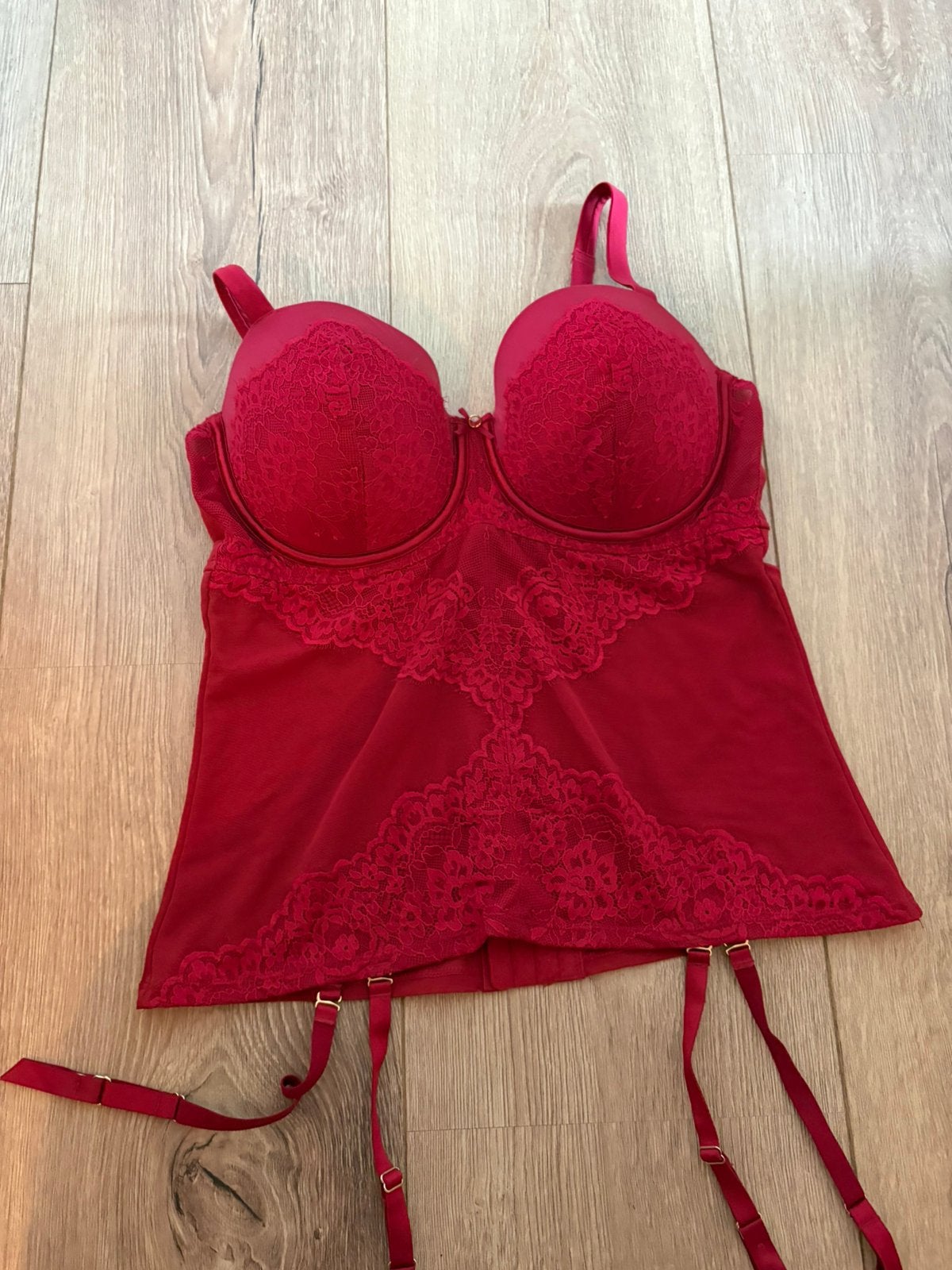 Corset 85D, Verzenden, Rood, Body of Korset