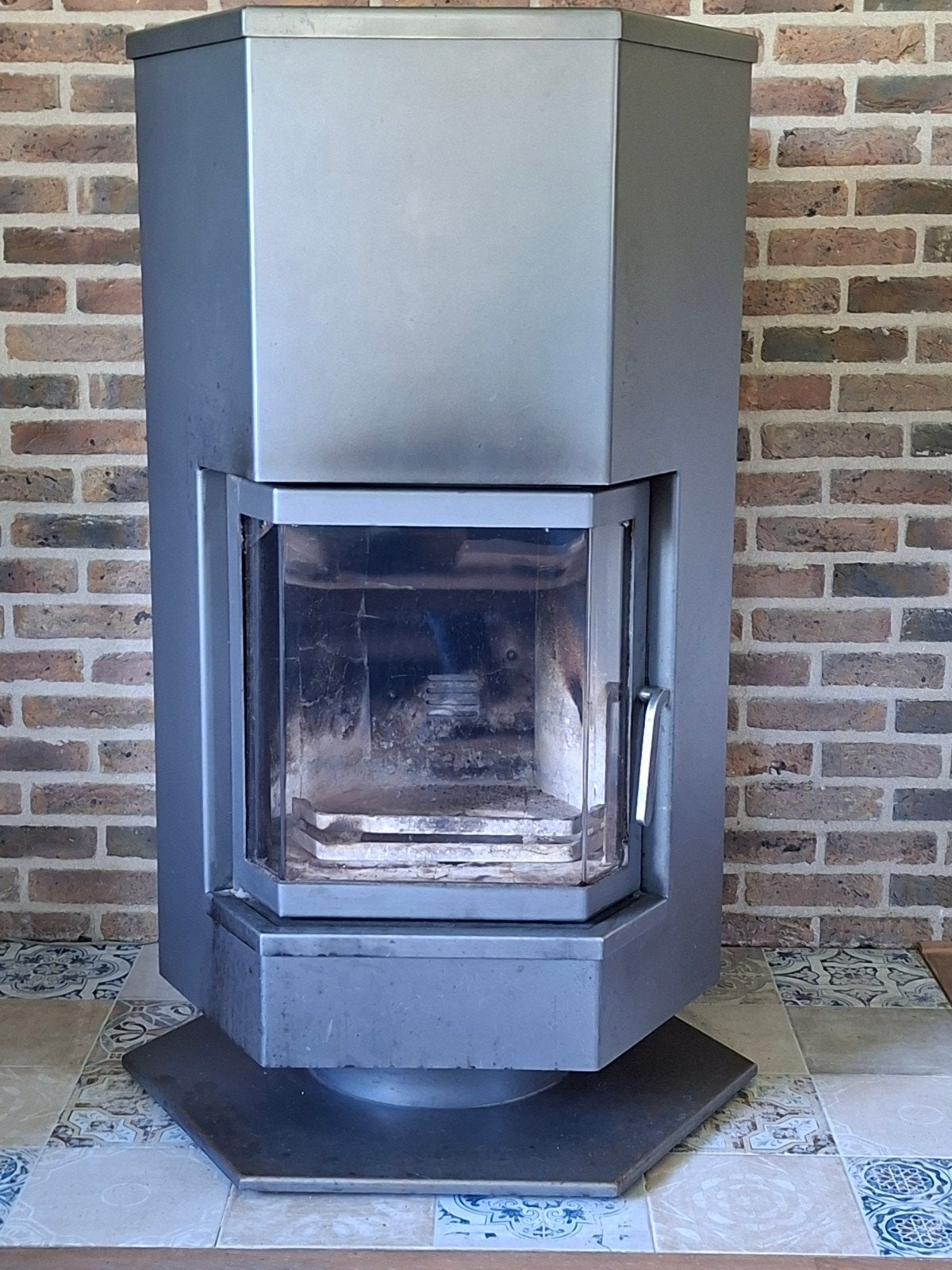 DRU Rotero Houtkachel - 9 kW, Huis en Inrichting, Ophalen, Gebruikt, Houtkachel, Vrijstaand
