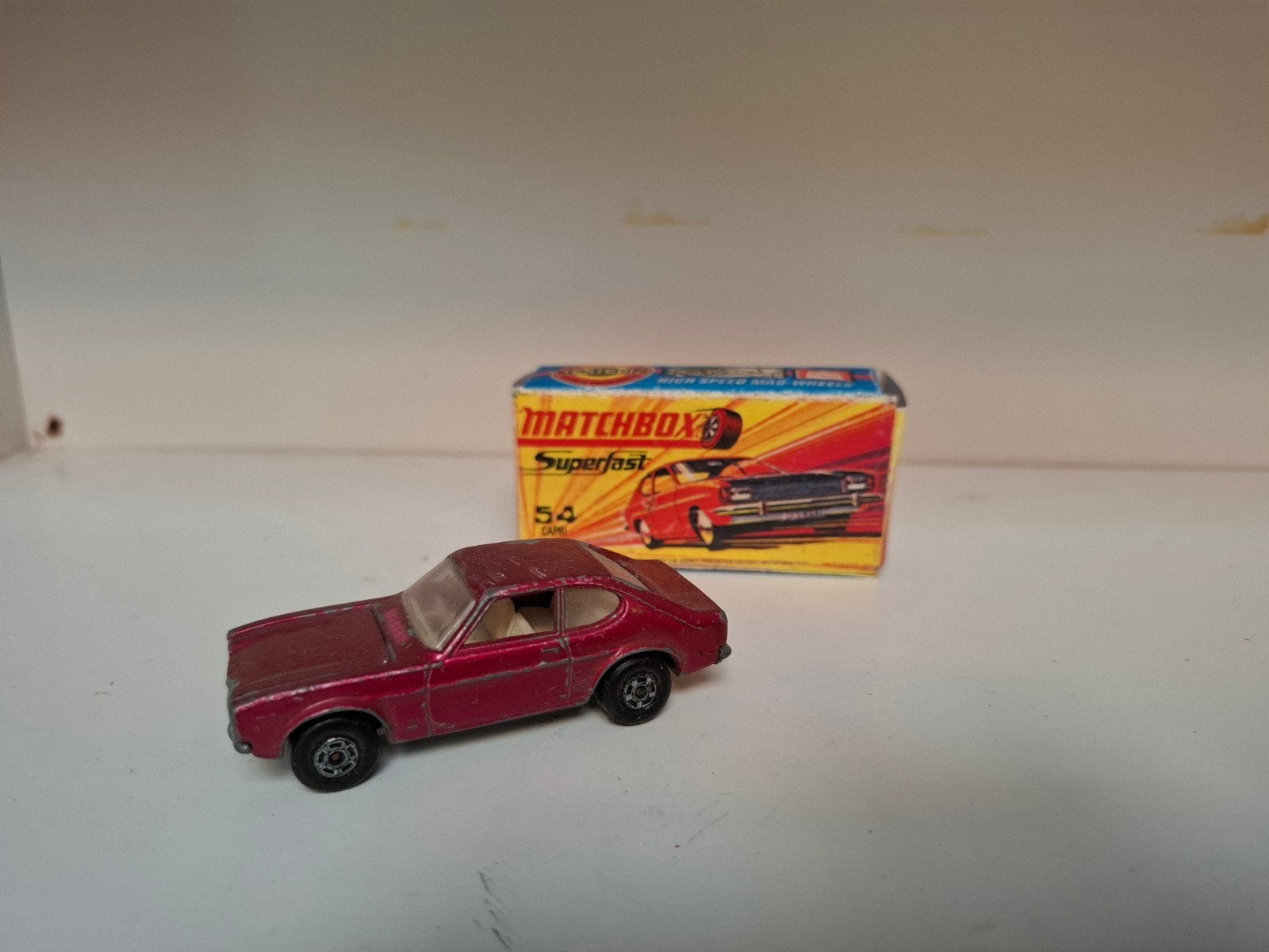 Matchbox Superfast 54 Ford Capri - Vintage Speelgoedauto, Ophalen of Verzenden