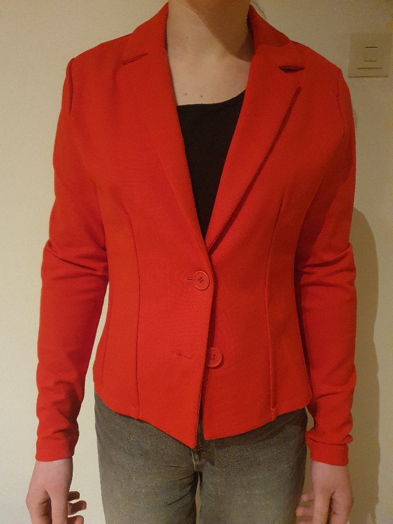 Blazer rood Juffrouw Jansen, Maat 38/40 (M), Nieuw, Ophalen of Verzenden, Jasje