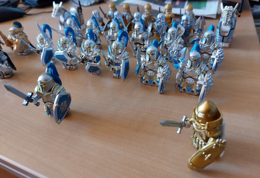 Ridders Warcraft + hulptroepen, Ophalen of Verzenden, Zo goed als nieuw, Overige typen, Overige thema's
