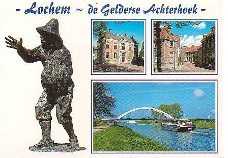 Ansichtkaart	Lochem	4-luik, Verzamelen, Verzenden, 1960 tot 1980, Gelopen, Gelderland