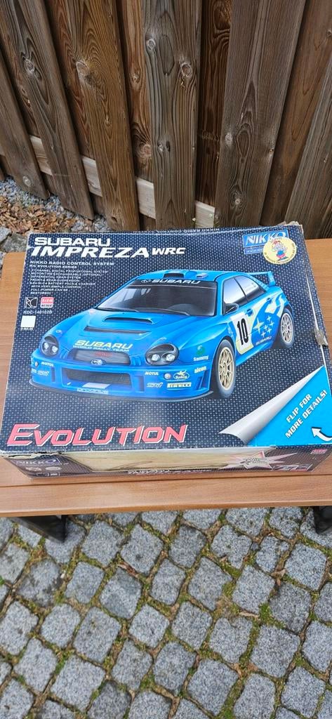 Nikko Subaru Impreza WRC Evolution RC Auto, Elektro, Ophalen of Verzenden, Zo goed als nieuw, Schaal 1:10