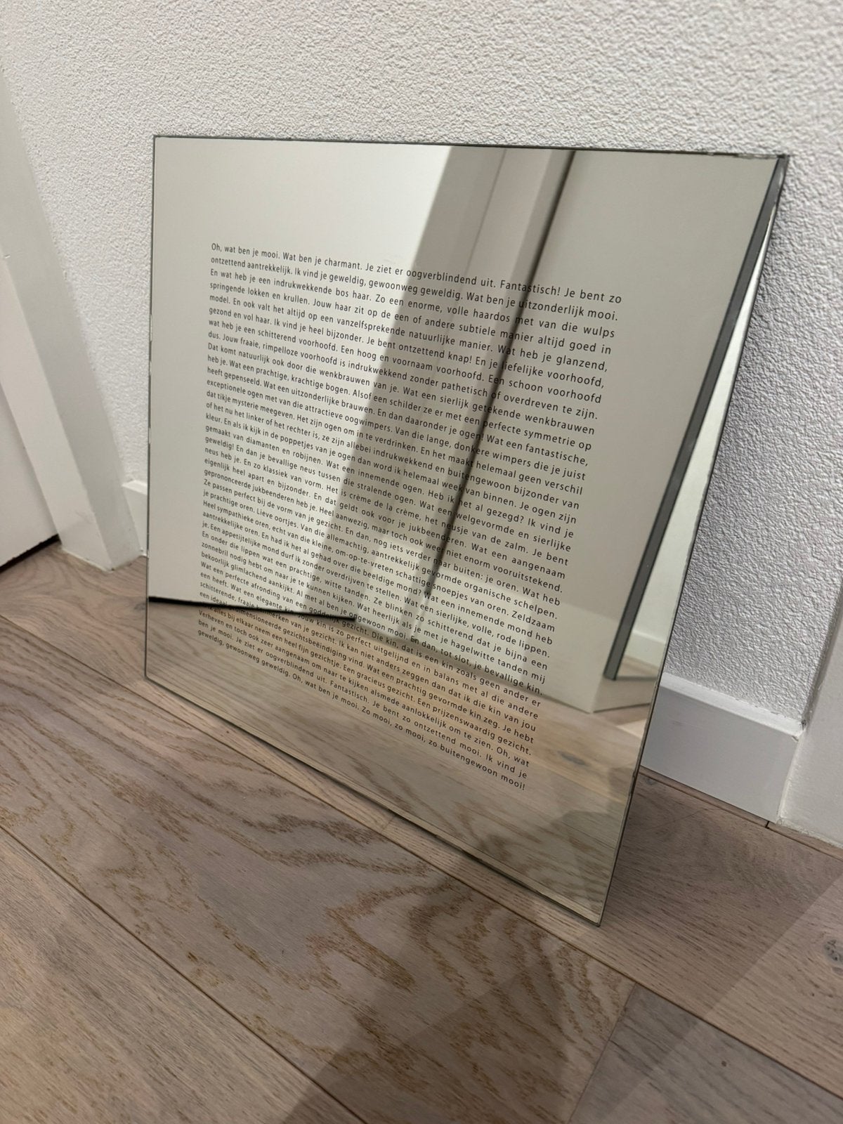 Goods Mirror mirror designspiegel Joop Steenkamer, Huis en Inrichting, Ophalen, Minder dan 50 cm, Zo goed als nieuw, Minder dan 100 cm