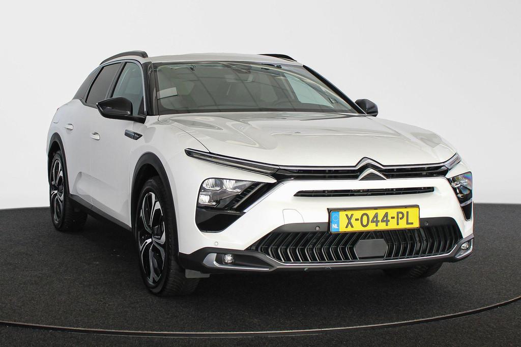 Citroen C5 X 1.6 Plug-in Hybrid Plus Leder Stuurverwarming N, Auto's, Citroën, 1350 kg, Gebruikt, Euro 6, 4 cilinders