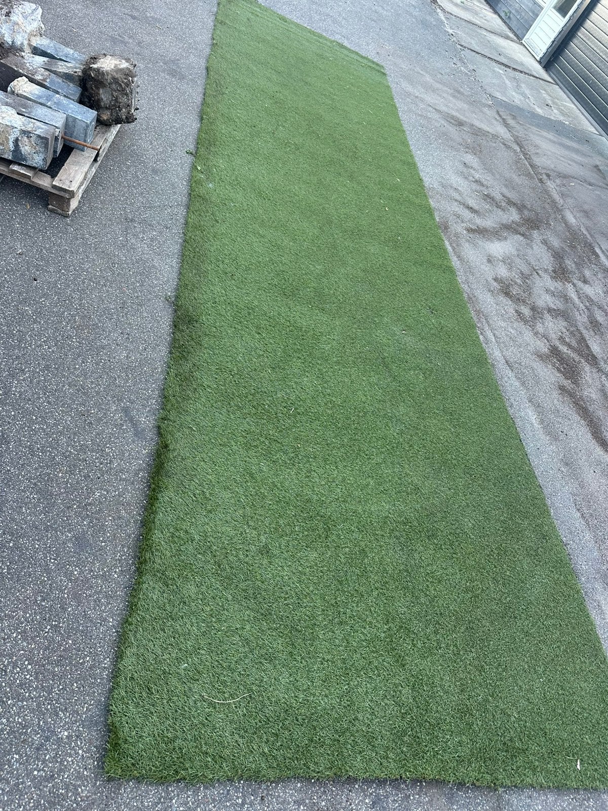 2 grote stukken kunstgras totaal ruim 31m2, Tuin en Terras, Ophalen, Kunstgras, Gebruikt, 20 m² of meer