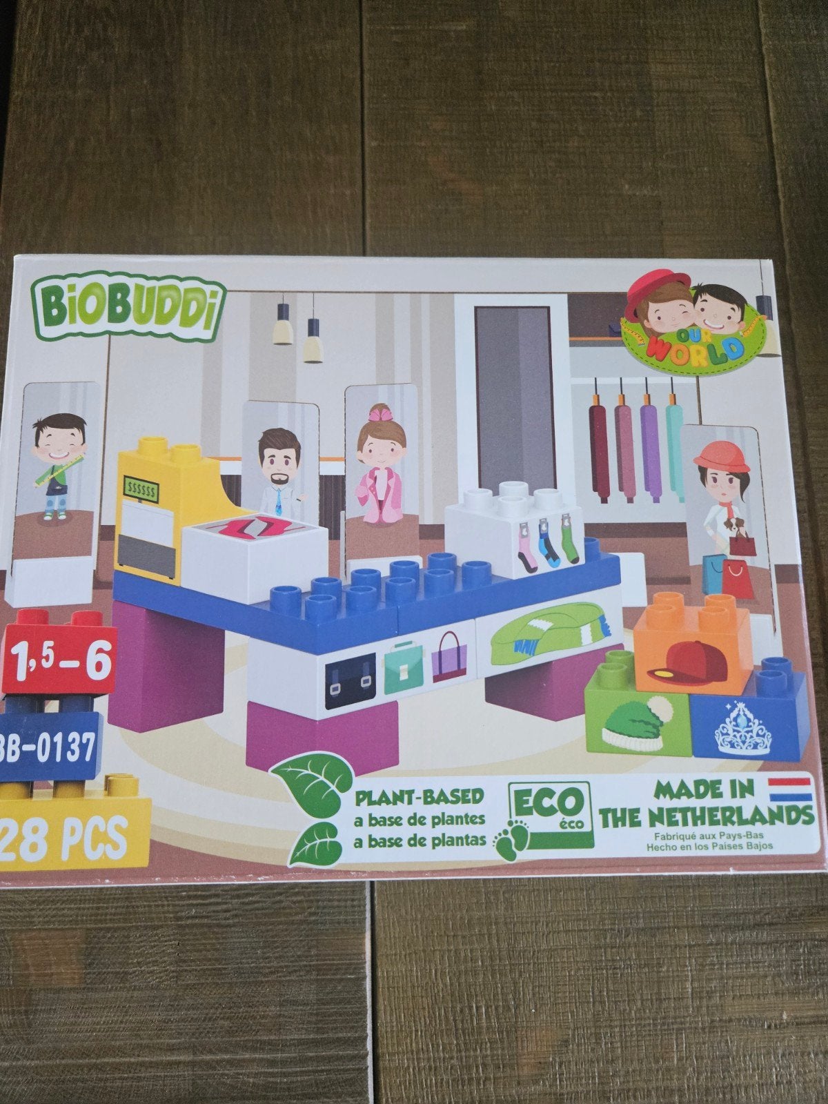 Nieuwe BioBuddi bouwstenen set - Plant-based & Eco, Ophalen of Verzenden, Nieuw, Overige merken