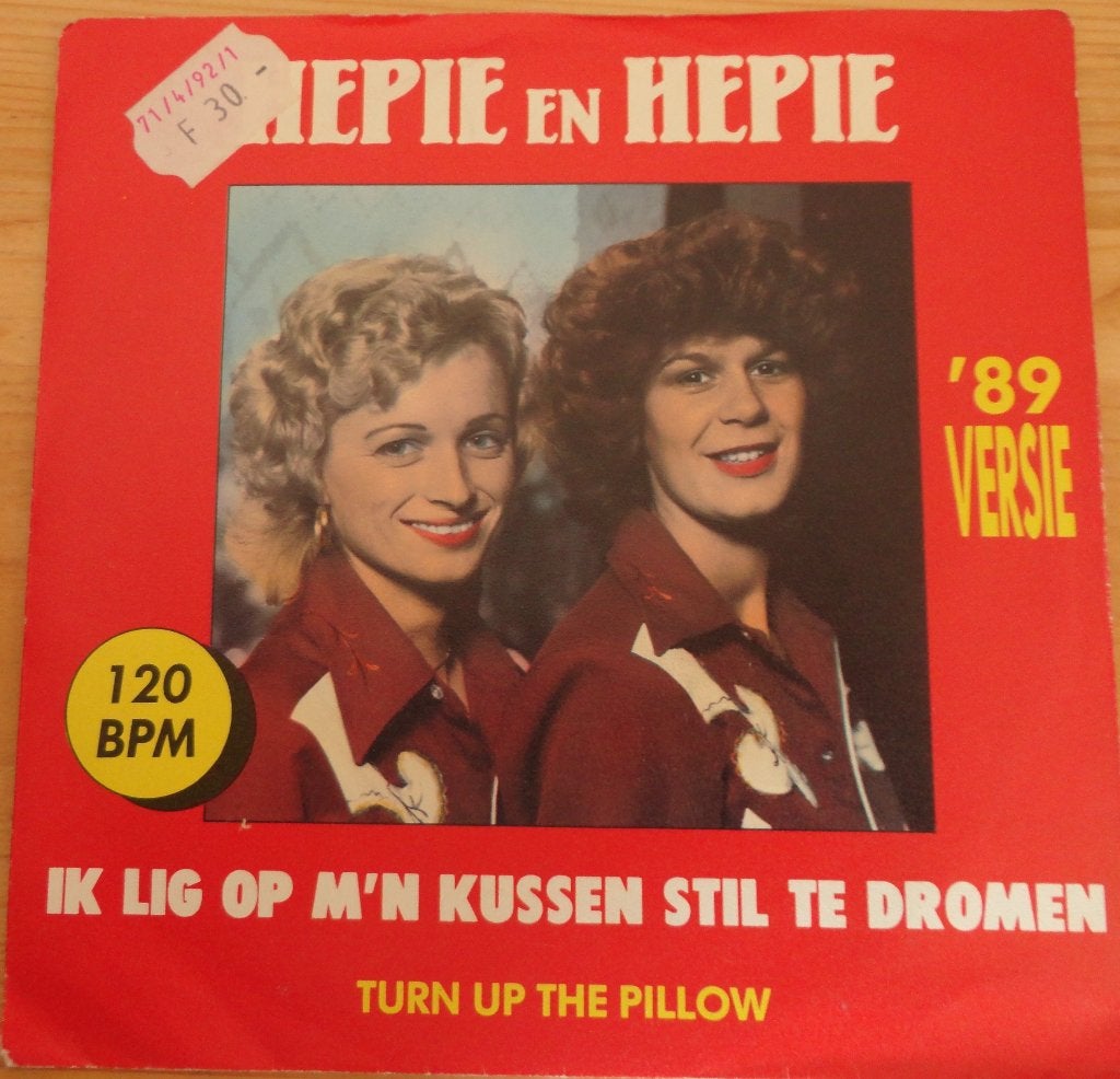 Hepie en Hepie > Ik lig op m'n kussen stil te dromen, Ophalen of Verzenden, Gebruikt, 7 inch, Nederlandstalig