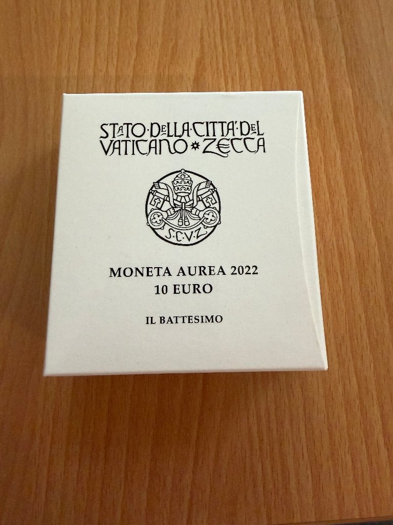 vaticaan 2022 €10 goud, Vaticaanstad, Goud, 10 euro, Verzenden