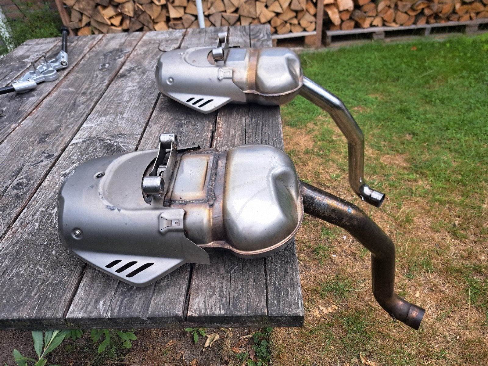 BMW R1200S einddemper, Motoren, Ophalen, Gebruikt