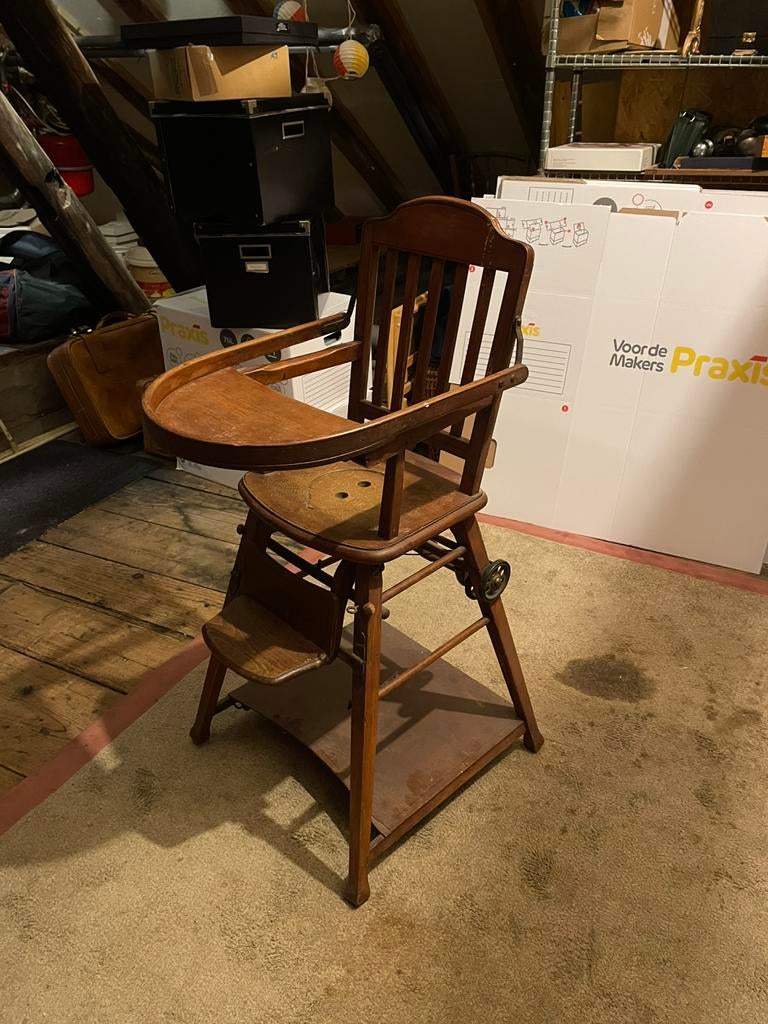 Vintage kinderstoel, Kinderen en Baby's, Kinderstoelen, Ophalen, Gebruikt, Overige typen