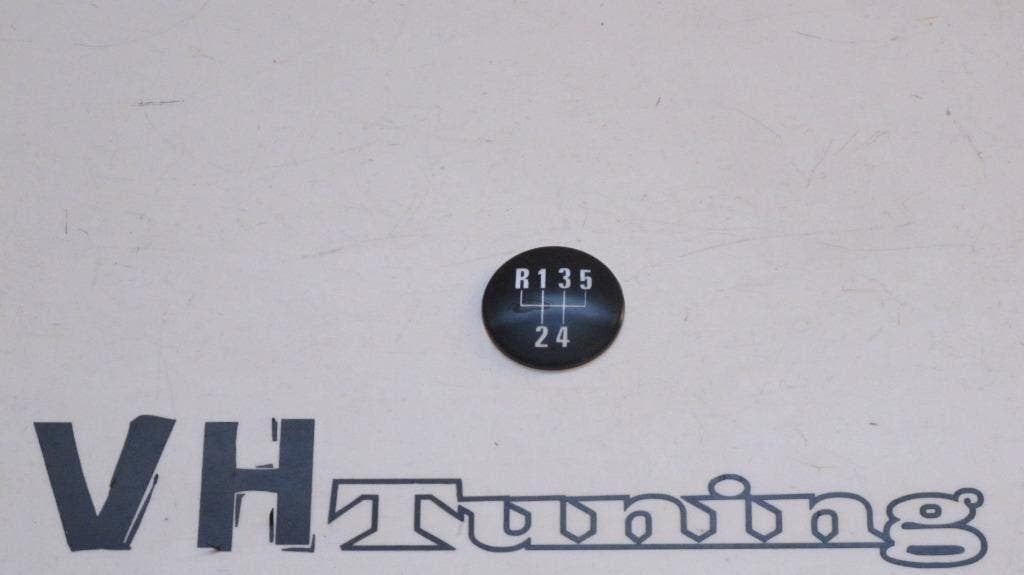 3D logo versnellingspook aanduiding 30mm 5 versnellingen, Ophalen of Verzenden