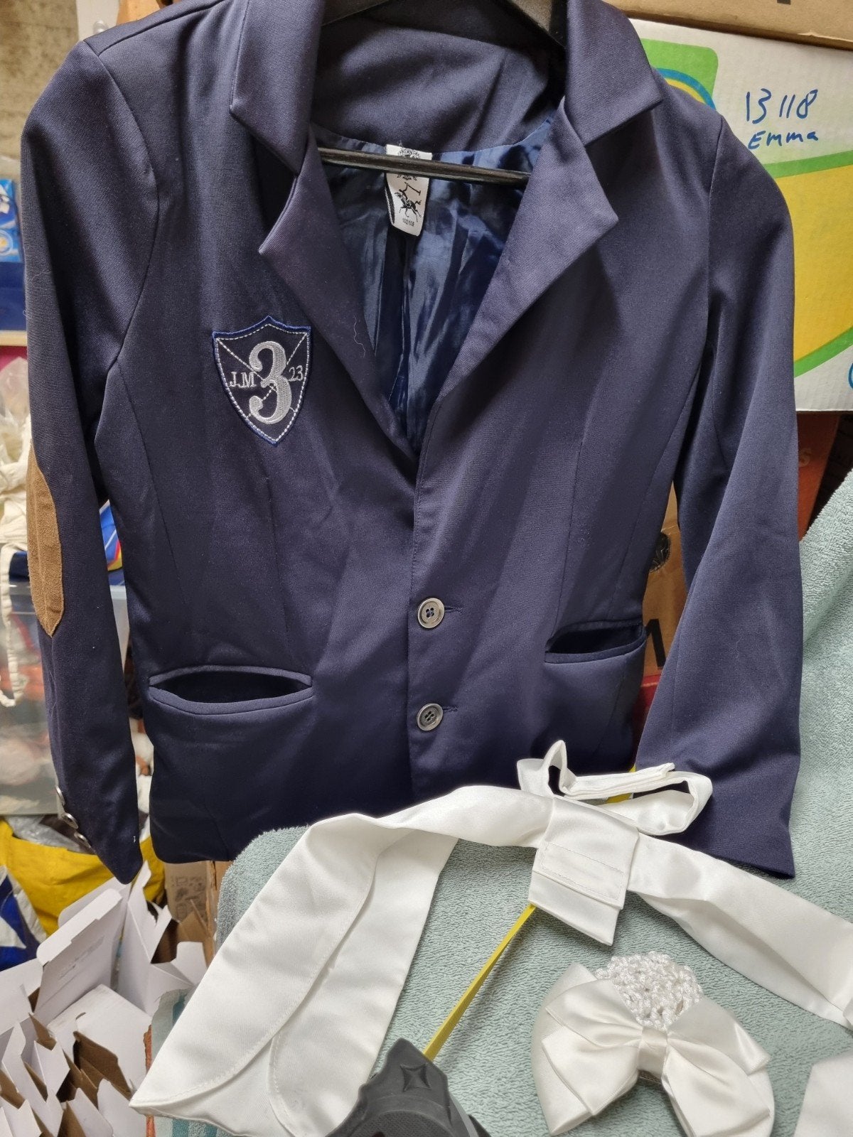paardrij jasje colber westrijd maat 140-146, Ophalen of Verzenden, Zo goed als nieuw, Dressuur, Bovenkleding