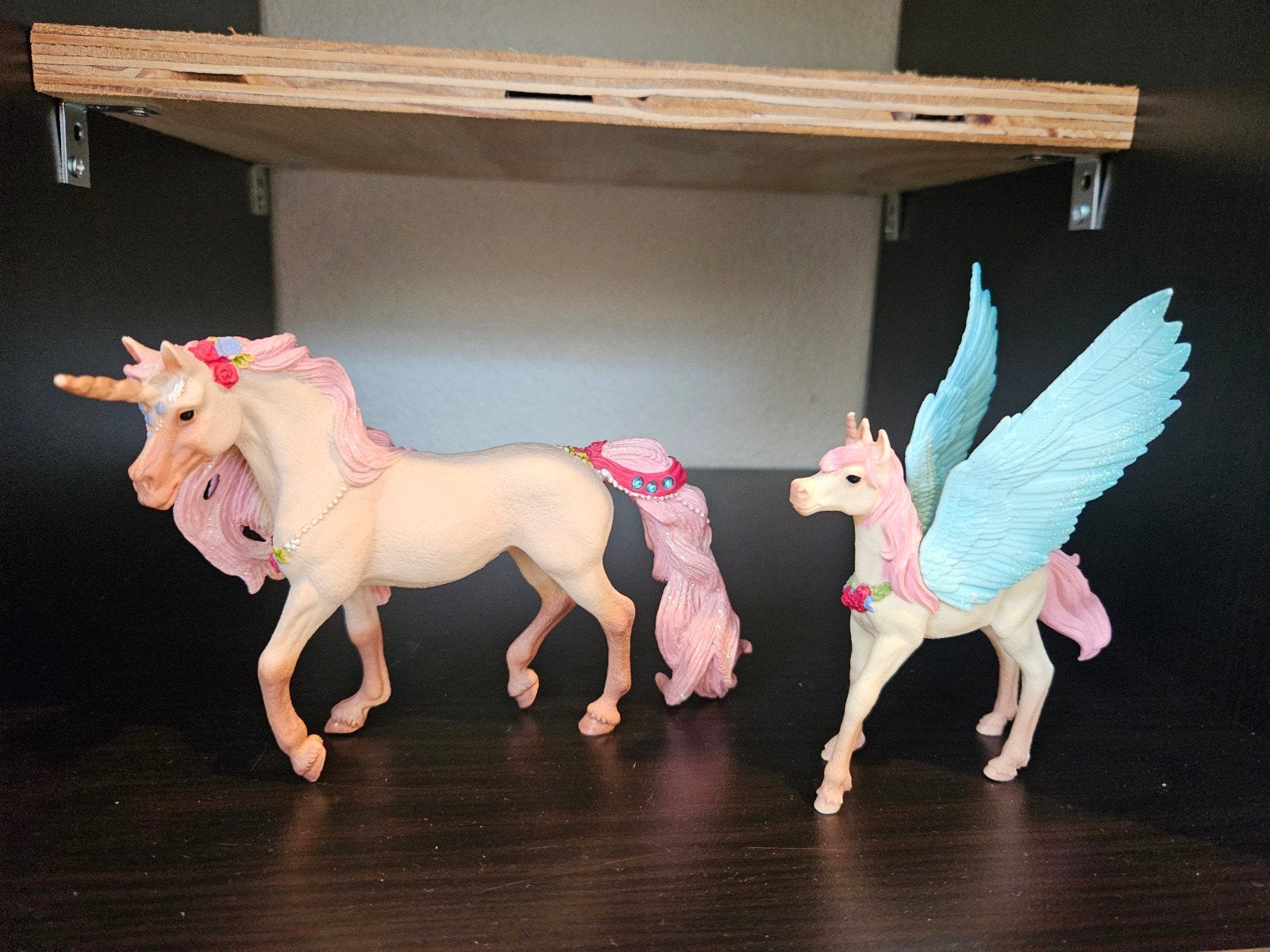 Schleich Eenhoorn en Pegasus set, Ophalen of Verzenden, Gebruikt, Jongen of Meisje