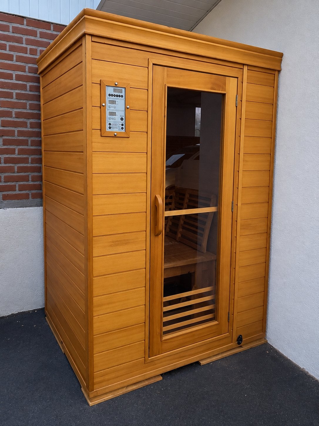 Infrarood Sauna 2-persoons - Relax Double Club Basic, Ophalen, Gebruikt, Infrarood, Complete sauna