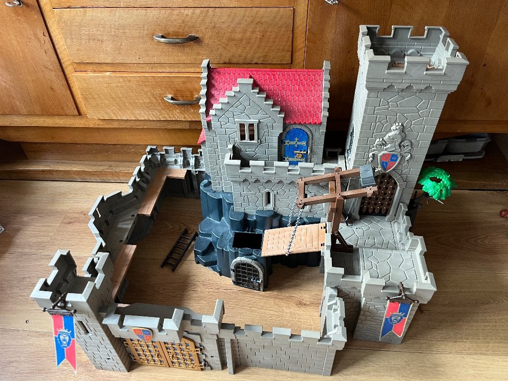 Playmobil kasteel met toebehoren, Gebruikt, Complete set, Ophalen of Verzenden, Kasteel/Fort